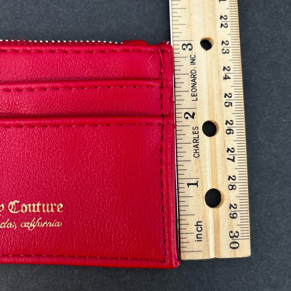 Juicy Couture Vibrant Red Card Wallet - Picture 7 of 8